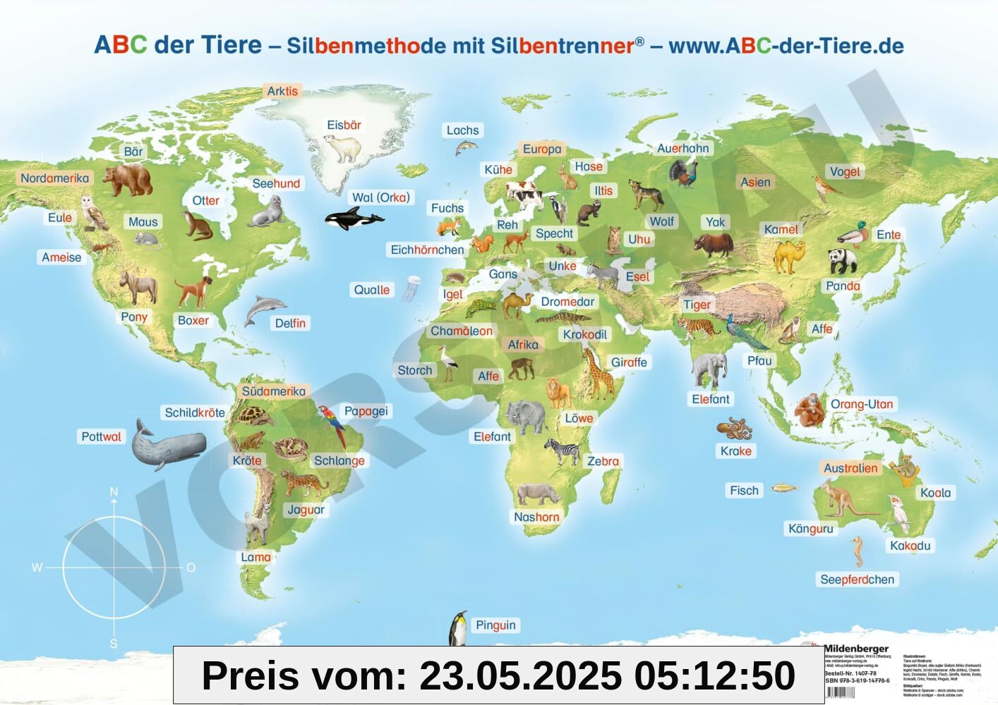 ABC der Tiere 1 Neubearbeitung – Poster zu den Ankerbildern (ABC der Tiere 1 - Neubearbeitung 2023)