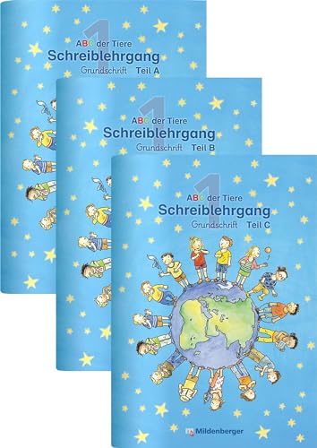 ABC der Tiere 1 – Schreiblehrgang Grundschrift: Teil A und B ABC der Tiere 1 – Schreiblehrgang Grundschrift: Teil A und B von Mildenberger Verlag GmbH