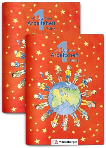 ABC der Tiere 1. Arbeitsheft: Arbeitshefte Teil A und B zu Lesen in Silben. Neubearbeitung (Inkl. CD-ROM) von Mildenberger Verlag GmbH