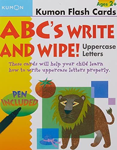 Abc's Uppercase Write & Wipe (Kumon Flash Cards)