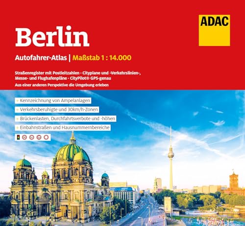 ADAC Autofahreratlas Berlin 1:14.000 von ADAC Kartografie ein Imprint von MAIRDUMONT