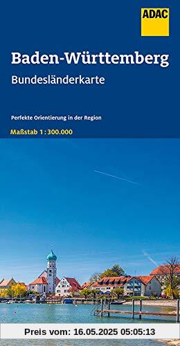 ADAC BundesländerKarte Deutschland Blatt 11 Baden-Württemberg 1:300 000