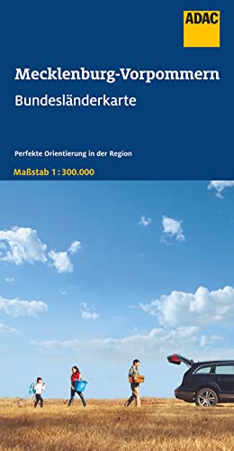 ADAC Bundesländerkarte Deutschland 02 Mecklenburg-Vorpommern 1:250.000: Perfekte Orientierung in der Region von ADAC Verlag