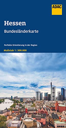 ADAC Bundesländerkarte Deutschland 07 Hessen 1:300.000: Perfekte Orientierung in der Region