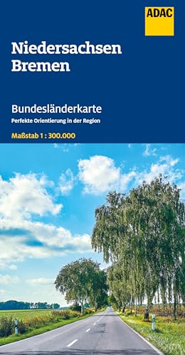 ADAC Bundesländerkarte Deutschland 03 Niedersachsen, Bremen 1:300.000 ADAC Bundesländerkarte Deutschland 03 Niedersachsen, Bremen 1:300.000 von ADAC Kartografie ein Imprint von MAIRDUMONT