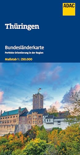 ADAC Bundesländerkarte Deutschland 08 Thüringen 1:250.000: Straßenkarte und Autokarte ADAC Bundesländerkarte Deutschland 08 Thüringen 1:250.000: Straßenkarte und Autokarte von ADAC Kartografie ein Imprint von MAIRDUMONT