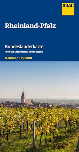 ADAC Bundesländerkarte Deutschland 10 Rheinland-Pfalz, Saarland 1:250.000: Straßenkarte und Autokarte von ADAC Kartografie ein Imprint von MAIRDUMONT