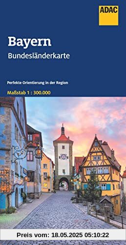 ADAC Bundesländerkarte Deutschland 12 Bayern 1:300.000 ADAC Bundesländerkarte Deutschland 12 Bayern 1:300.000