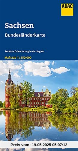 ADAC Bundesländerkarte Deutschland Blatt 09 Sachsen 1:250 000 (ADAC BundesländerKarten Deutschland)
