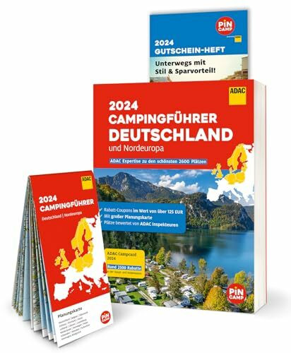 ADAC Campingführer Deutschland/Nordeuropa 2024: Mit ADAC Campcard, Planungskarten und Rabatt-C...