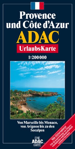 ADAC Karte, Provence und Cote d' Azur von MAIRDUMONT