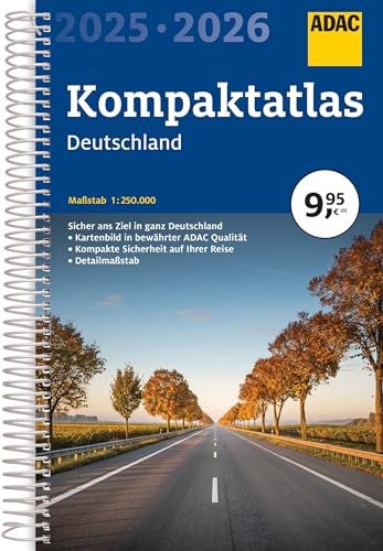 ADAC Kompaktatlas 2025/2026 Deutschland 1:250.000 (ADAC Atlas) von ADAC