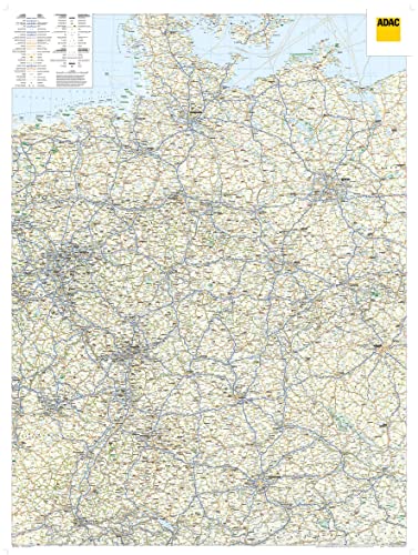 ADAC Länderkarte Deutschland - plano in Hülse 1:650.000 von ADAC Verlag