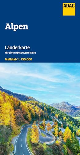 ADAC Länderkarte Alpen 1:750.000 ADAC Länderkarte Alpen 1:750.000 von ADAC Kartografie ein Imprint von MAIRDUMONT