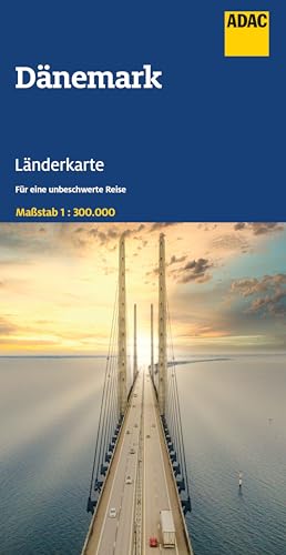 ADAC Länderkarte Dänemark 1:300.000: Straßenkarte und Autokarte