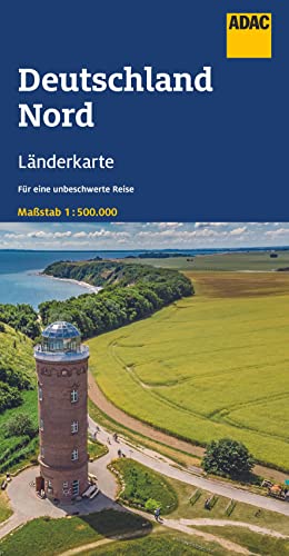 ADAC Länderkarte Deutschland Nord 1:500.000: Straßenkarte und Autokarte von ADAC Kartografie ein Imprint von MAIRDUMONT
