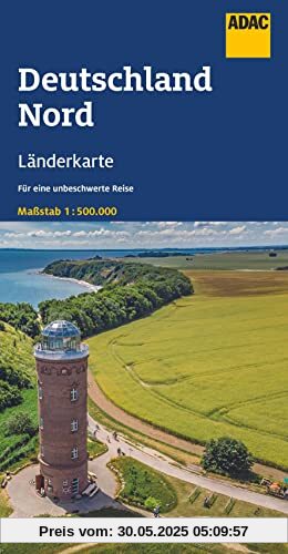 ADAC Länderkarte Deutschland Nord 1:500.000 ADAC Länderkarte Deutschland Nord 1:500.000