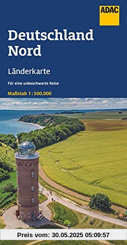 ADAC Länderkarte Deutschland Nord 1:500.000