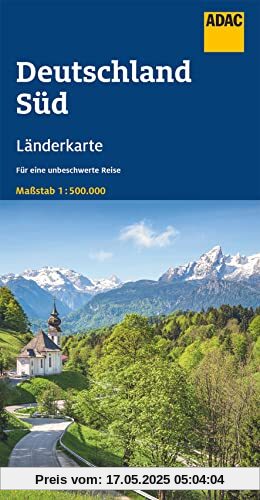 ADAC Länderkarte Deutschland Süd 1:500 000 (ADAC Länderkarten)