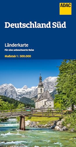 ADAC Länderkarte Deutschland Süd 1:500.000: Straßenkarte und Autokarte ADAC Länderkarte Deutschland Süd 1:500.000: Straßenkarte und Autokarte von ADAC Kartografie ein Imprint von MAIRDUMONT