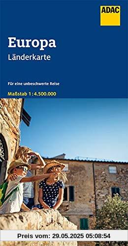 ADAC Länderkarte Europa 1:4,5 Mio. (ADAC Länderkarten)