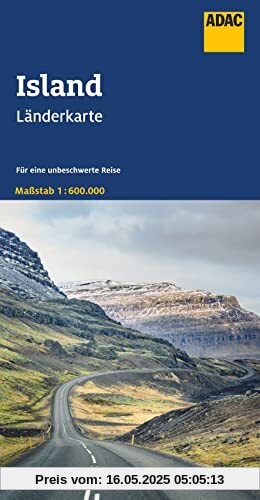 ADAC Länderkarte Island 1:600.000