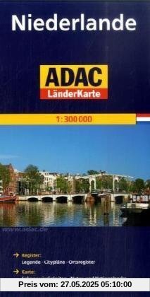 ADAC Länderkarte Niederlande 1:300.000: Register: Legende, Citypläne, Ortsregister mit Postleitzahlen. Karte: Sehenswürdigkeiten, Natur- und Nationalparks, landschaftlich schöne Strecken ADAC Länderkarte Niederlande 1:300.000: Register: Legende, Citypläne, Ortsregister mit Postleitzahlen. Karte: Sehenswürdigkeiten, Natur- und Nationalparks, landschaftlich schöne Strecken