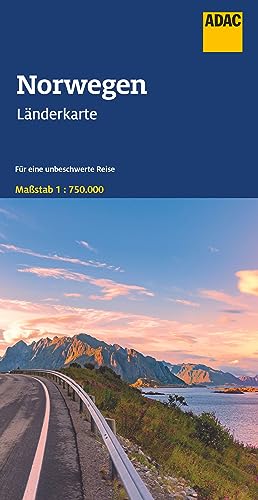 ADAC Länderkarte Norwegen 1:750.000: Straßenkarte und Autokarte von ADAC Kartografie ein Imprint von MAIRDUMONT