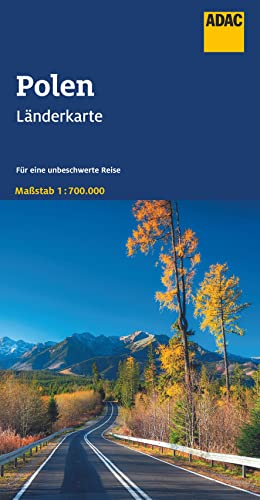 ADAC Länderkarte Polen 1:700.000: Straßenkarte und Autokarte von ADAC Kartografie ein Imprint von MAIRDUMONT