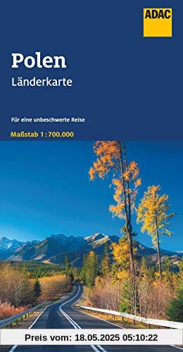 ADAC Länderkarte Polen 1:700.000 ADAC Länderkarte Polen 1:700.000