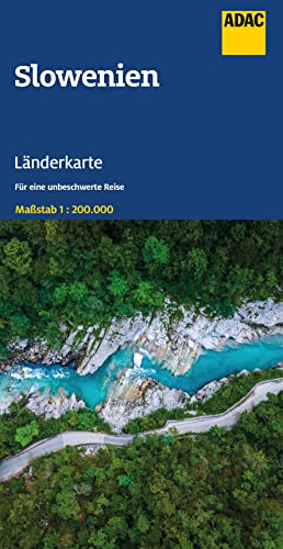 ADAC Länderkarte Slowenien 1:200.000: Straßenkarte und Autokarte ADAC Länderkarte Slowenien 1:200.000: Straßenkarte und Autokarte von ADAC Kartografie ein Imprint von MAIRDUMONT