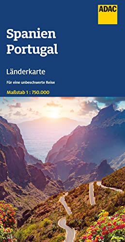 ADAC Länderkarte Spanien, Portugal 1:750.000: Straßenkarte und Autokarte von ADAC Kartografie ein Imprint von MAIRDUMONT