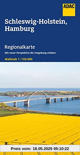 ADAC Regionalkarte 01 Schleswig-Holstein, Hamburg 1:150.000 ADAC Regionalkarte 01 Schleswig-Holstein, Hamburg 1:150.000