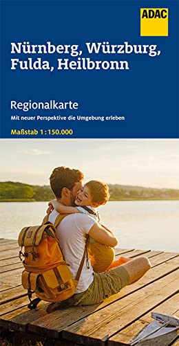 ADAC Regionalkarte 12 Nürnberg, Würzburg, Fulda, Heilbronn 1:150.000: Mit neuer Perspektive die Umgebung erleben von ADAC Verlag