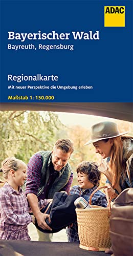 ADAC Regionalkarte 13 Bayerischer Wald 1:150.000: Bayreuth, Regensburg - Straßenkarte und Autokarte von ADAC