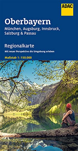 ADAC Regionalkarte 16 Oberbayern 1:150.000: München, Augsburg, Innsbruck, Salzburg, Passau von ADAC Verlag