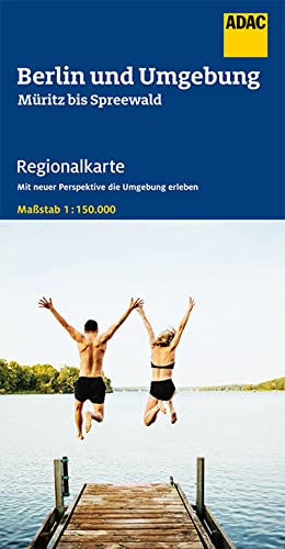 ADAC Regionalkarte 06 Berlin und Umgebung 1:150.000: Müritz bis Spreewald