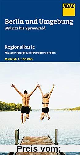 ADAC Regionalkarte Blatt 6 Berlin und Umgebung Müritz bis Spreeewald 1:150 000 (ADAC Regionalkarten 1:150.000)