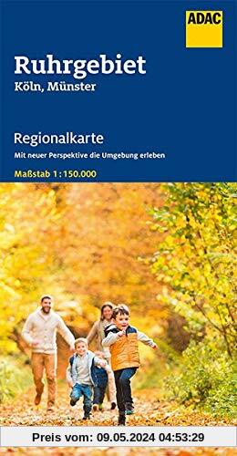 ADAC Regionalkarte Blatt 7 Ruhrgebiet, Köln, Münster 1:150 000 (ADAC Regionalkarten 1:150.000)