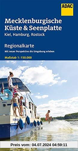 ADAC Regionalkarte Deutschland Blatt 2 Mecklenburgische Küste u.: Seenplatte ,Kiel, Hamburg, Rostock 1:150 000 (ADAC Regionalkarten 1:150.000)
