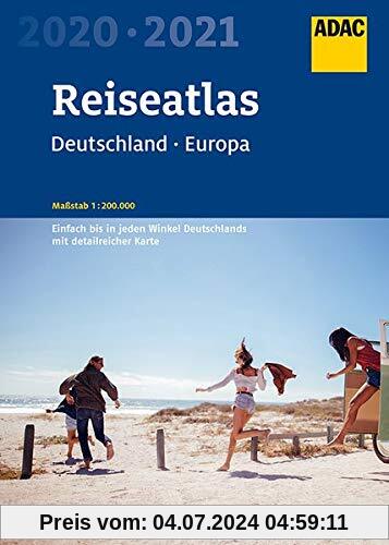 ADAC Reiseatlas Deutschland, Europa 2020/2021 1:200 000 (ADAC Atlanten)