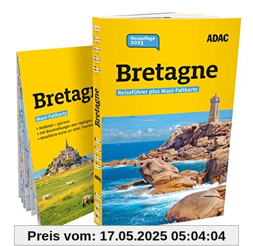 ADAC Reiseführer plus Bretagne: Mit Maxi-Faltkarte und praktischer Spiralbindung ADAC Reiseführer plus Bretagne: Mit Maxi-Faltkarte und praktischer Spiralbindung