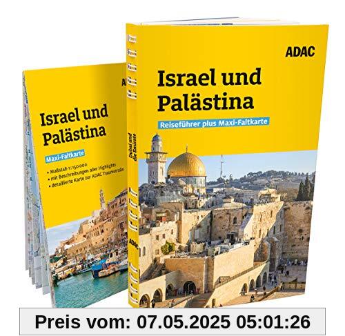 ADAC Reiseführer plus Israel und Palästina: Mit Maxi-Faltkarte und praktischer Spiralbindung