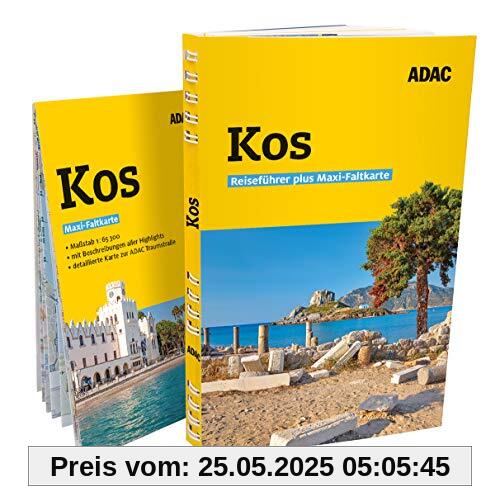 ADAC Reiseführer plus Kos: Mit Maxi-Faltkarte und praktischer Spiralbindung