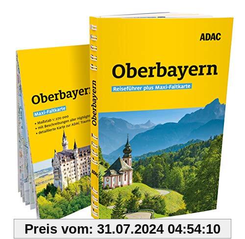ADAC Reiseführer plus Oberbayern: mit Maxi-Faltkarte zum Herausnehmen