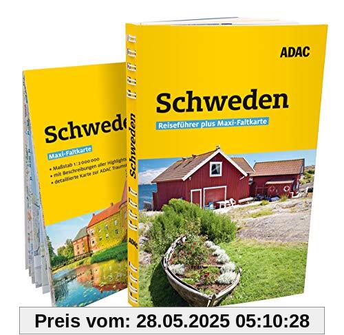 ADAC Reiseführer plus Schweden: mit Maxi-Faltkarte zum Herausnehmen