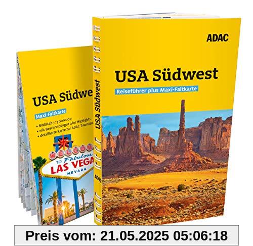 ADAC Reiseführer plus USA Südwest: mit Maxi-Faltkarte zum Herausnehmen