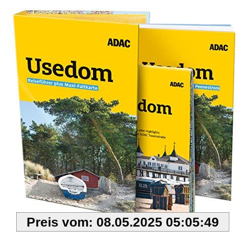 ADAC Reiseführer plus Usedom: mit Maxi-Faltkarte zum Herausnehmen