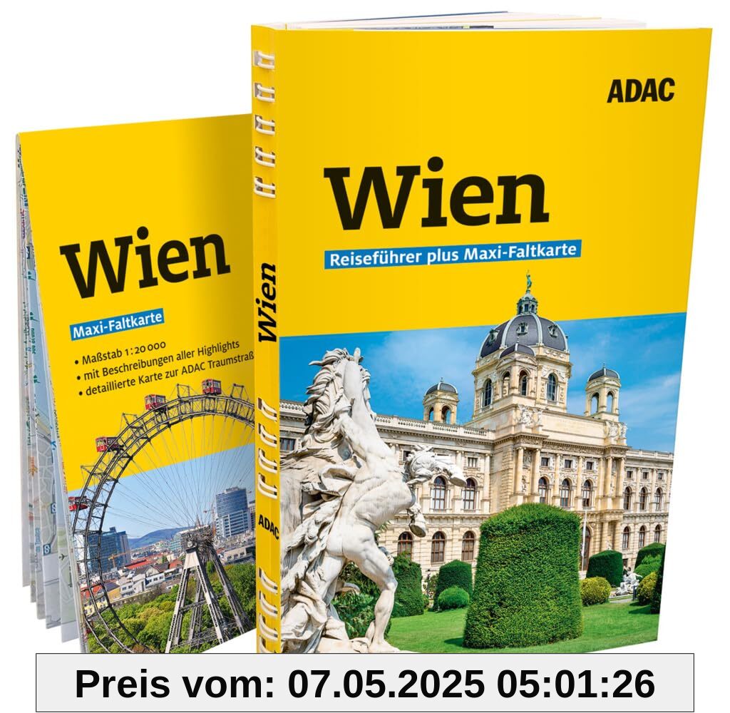 ADAC Reiseführer plus Wien: Mit Maxi-Faltkarte und praktischer Spiralbindung