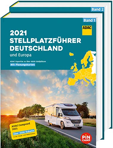 ADAC Stellplatzführer 2021 Deutschland und Europa: ADAC Expertise zu über 6600 Stellplätzen (ADAC CampingFührer)
